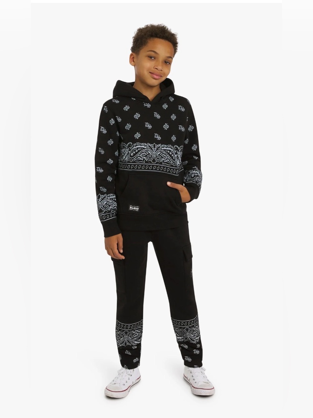 Dogg Supply by Snoop Dogg boys panel popover hoodie; size: XL(14-16)